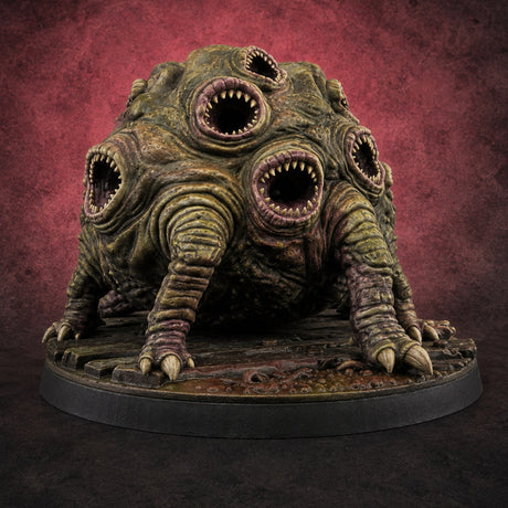 Lurking in the Mire Swamp Monster E — painted concept preview (miniature supplied unpainted)