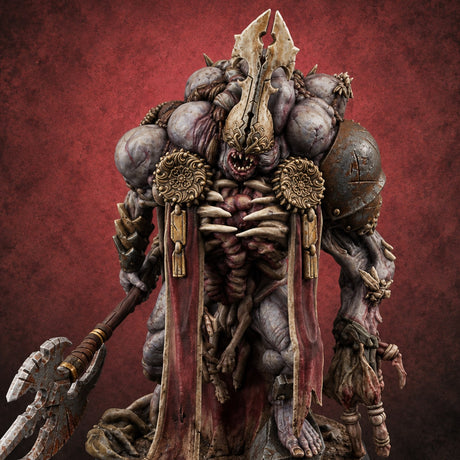 Bow, or Be Carried Fomorian Axe Lord — painted concept preview (miniature supplied unpainted)