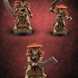 Chest Maw Chewing Over Its Options Myconid Cleaver Warriors — painted concept preview (miniature supplied unpainted)