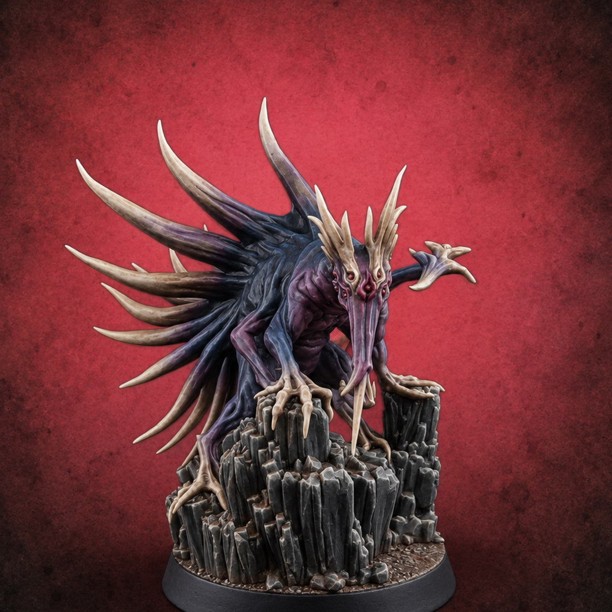 Bristling with Rage Hound of Tindalos B Miniature for Dungeons and Dragons, Pathfinder or other TTRPGs