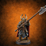 Shoulder to Shoulder, Halberds High Human Huscarl Halberdier A — painted concept preview (miniature supplied unpainted)