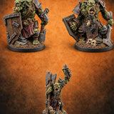 Too Mean for Distance Orc Melee Warriors — painted concept preview (miniature supplied unpainted)
