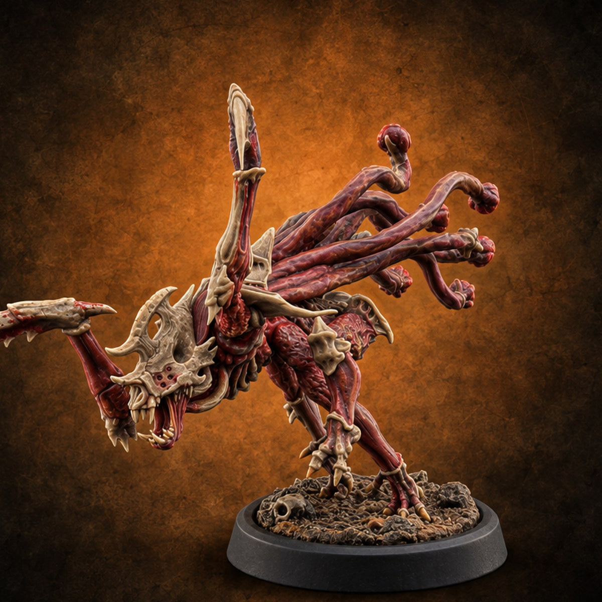 Bloodbank Sprint Team Chasme Demon A — painted concept preview (miniature supplied unpainted)