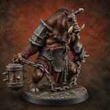No Fence Holds Us Wereboar Raider C — painted concept preview (miniature supplied unpainted)