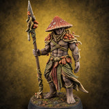 Hat Low, Spear Lower Myconid Spear Warrior A — painted concept preview (miniature supplied unpainted)