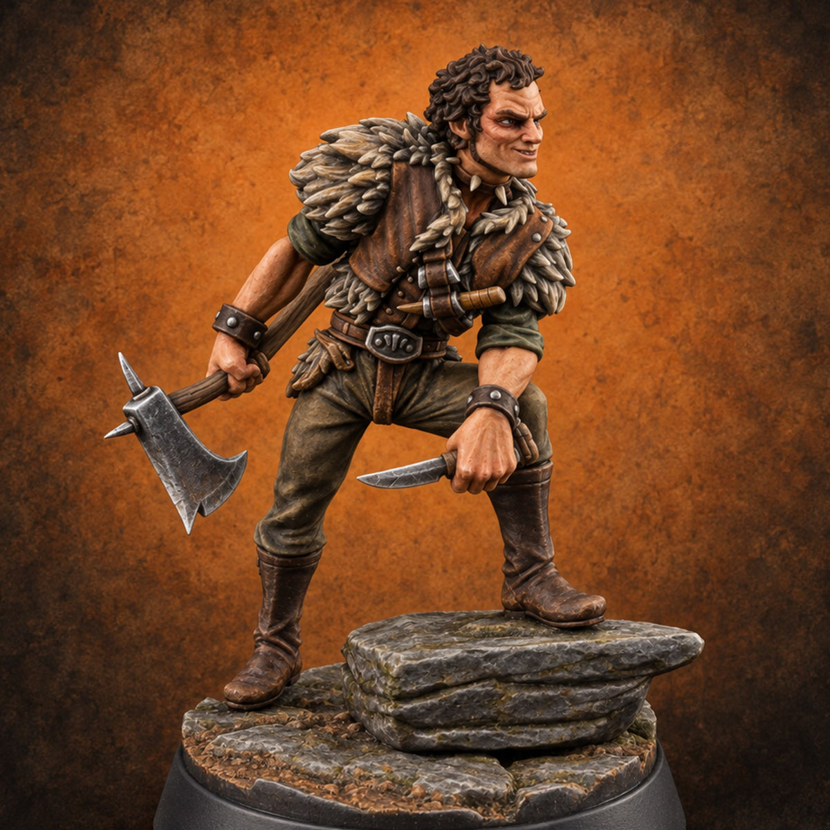 The Ridge Chooses Its Victims Human Axeman — painted concept preview (miniature supplied unpainted)