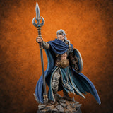 Crescents Guard the Spearpoint Elf Moon Wanderer — painted concept preview (miniature supplied unpainted)