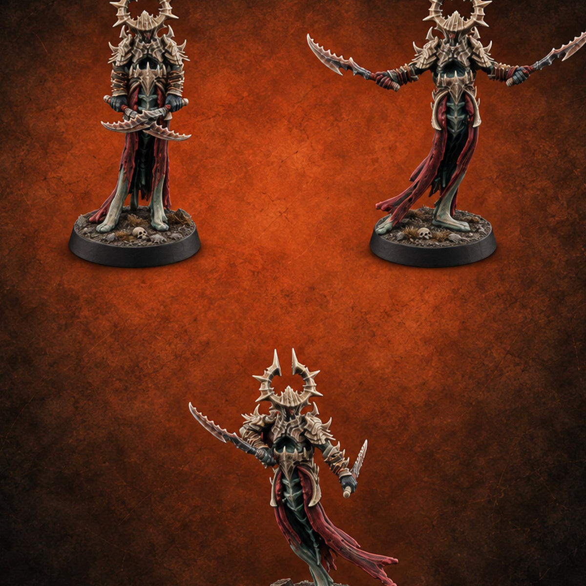 Cutting Remarks, Serrated Edition Wraith Blade Warriors — painted concept preview (miniature supplied unpainted)