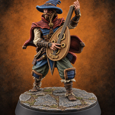 Schools of Thought, Zero Faculty Meetings Human Mage F — painted concept preview (miniature supplied unpainted)