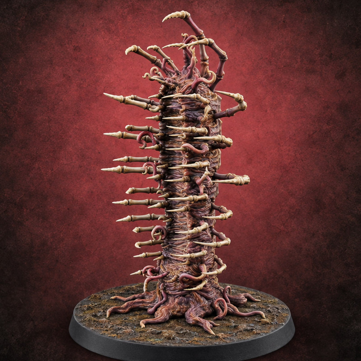 Something Took Root Here Bone-Spined Roper — painted concept preview (miniature supplied unpainted)