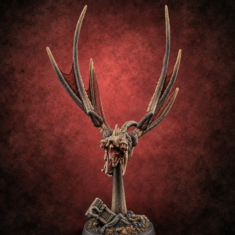 Shrieks Trailing Embers Chasme Winged Bomber B — painted concept preview (miniature supplied unpainted)