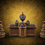 Appraised Under Glass Wooden Jeweler Shop Furniture C — painted concept preview (terrain supplied unpainted)