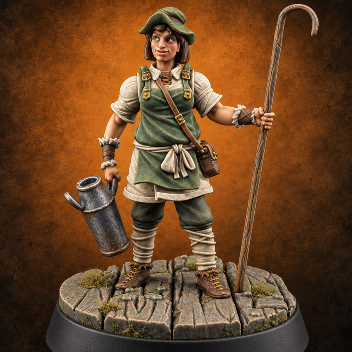 Fresh Pail, Fresh Gossip Human Milk Maker B — painted concept preview (miniature supplied unpainted)