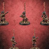 Priming the Volley Human Ashigaru Musketeers — painted concept preview (miniature supplied unpainted)