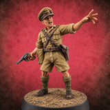 Directing Fire British Far East Officer B — painted concept preview (miniature supplied unpainted)