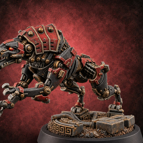 Good Boys, Bad Wiring Hell Hound C — painted concept preview (miniature supplied unpainted)
