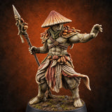 Hat Low, Spear Lower Myconid Spear Warrior C — painted concept preview (miniature supplied unpainted)