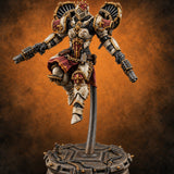 Prayers Descend Armed Human Jump Pack Warrior E — painted concept preview (miniature supplied unpainted)