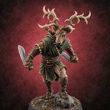 The Menagerie Holds Court Shifter Animal Lord C — painted concept preview (miniature supplied unpainted)