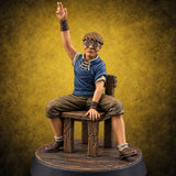 Hand Up, Homework Missing Human Student or Professor B — painted concept preview (miniature supplied unpainted)
