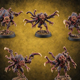Shocking Table Manners Chasme Demons — painted concept preview (miniature supplied unpainted)