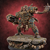 Skulls Dangling Ogre Armoured Brute A — painted concept preview (miniature supplied unpainted)
