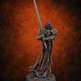 Hanging Hems Wraith Sword Warrior C — painted concept preview (miniature supplied unpainted)