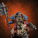 Faces Remember Every Sin Human Armoured Axe and Pistol Warrior — painted concept preview (miniature supplied unpainted)