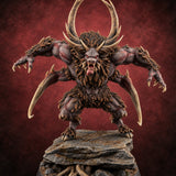 Horns Wide, Jaw Wider Barlgura Demon — painted concept preview (miniature supplied unpainted)