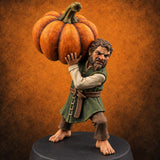 The Ammunition Is Still Fresh Halfling Pumpkin Launcher Operator B — painted concept preview (miniature supplied unpainted)