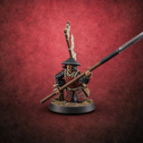 Holding the Line Human Ashigaru Spearman B — painted concept preview (miniature supplied unpainted)