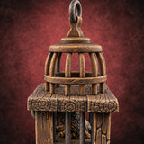 Feathers Behind Bars, Fees Up Front Wooden Market Bird Cage — painted concept preview (terrain supplied unpainted)
