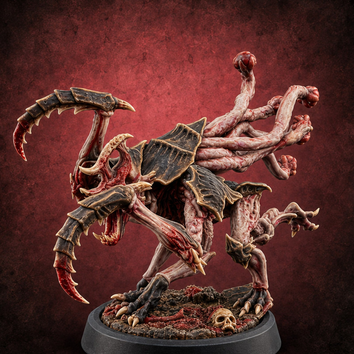 Bloodbank Sprint Team Chasme Demon B — painted concept preview (miniature supplied unpainted)