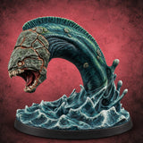 The Reef Has Drawn Blood Giant Sea Eel D — painted concept preview (miniature supplied unpainted)