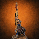 Thwanging Human Ashigaru Archer C — painted concept preview (miniature supplied unpainted)
