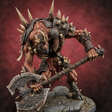 Axe Bared Low Beastman Giant — painted concept preview (miniature supplied unpainted)