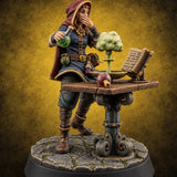 Late Library Fines Apply Human Apprentice Mage C — painted concept preview (miniature supplied unpainted)