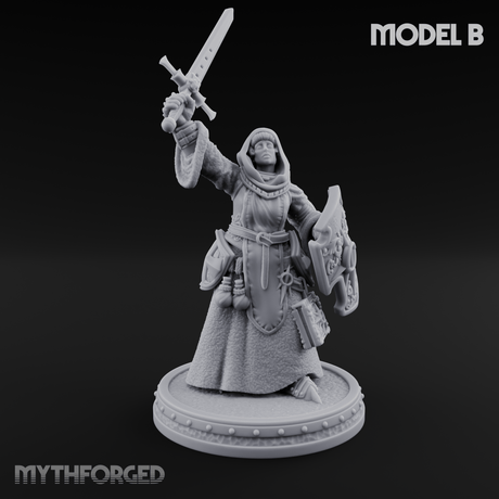 The Unseeing Holy Paladin Order Miniature for Dungeons and Dragons, Pathfinder or other TTRPGs