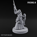 The Unseeing Holy Paladin Order Miniature for Dungeons and Dragons, Pathfinder or other TTRPGs