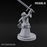 The Unseeing Holy Paladin Order B Miniature for Dungeons and Dragons, Pathfinder or other TTRPGs