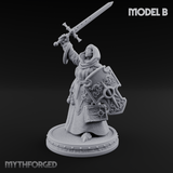 The Unseeing Holy Paladin Order B Miniature for Dungeons and Dragons, Pathfinder or other TTRPGs