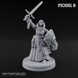 The Unseeing Holy Paladin Order B Miniature for Dungeons and Dragons, Pathfinder or other TTRPGs