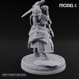 The Unseeing Holy Paladin Order C Miniature for Dungeons and Dragons, Pathfinder or other TTRPGs