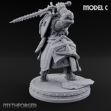 The Unseeing Holy Paladin Order C Miniature for Dungeons and Dragons, Pathfinder or other TTRPGs