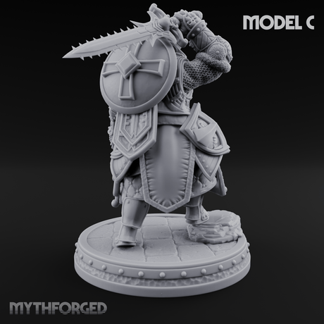 The Unseeing Holy Paladin Order C Miniature for Dungeons and Dragons, Pathfinder or other TTRPGs