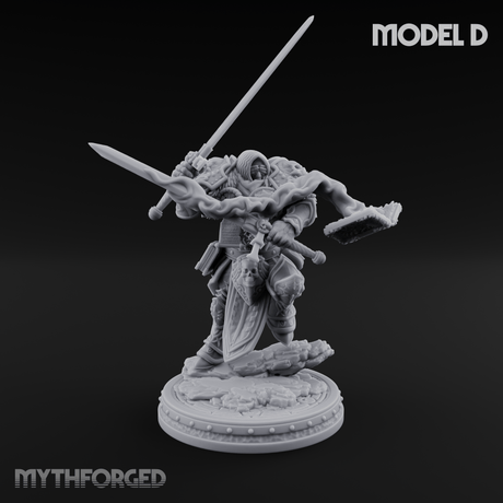 The Unseeing Holy Paladin Order Miniature for Dungeons and Dragons, Pathfinder or other TTRPGs