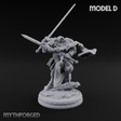 The Unseeing Holy Paladin Order D Miniature for Dungeons and Dragons, Pathfinder or other TTRPGs