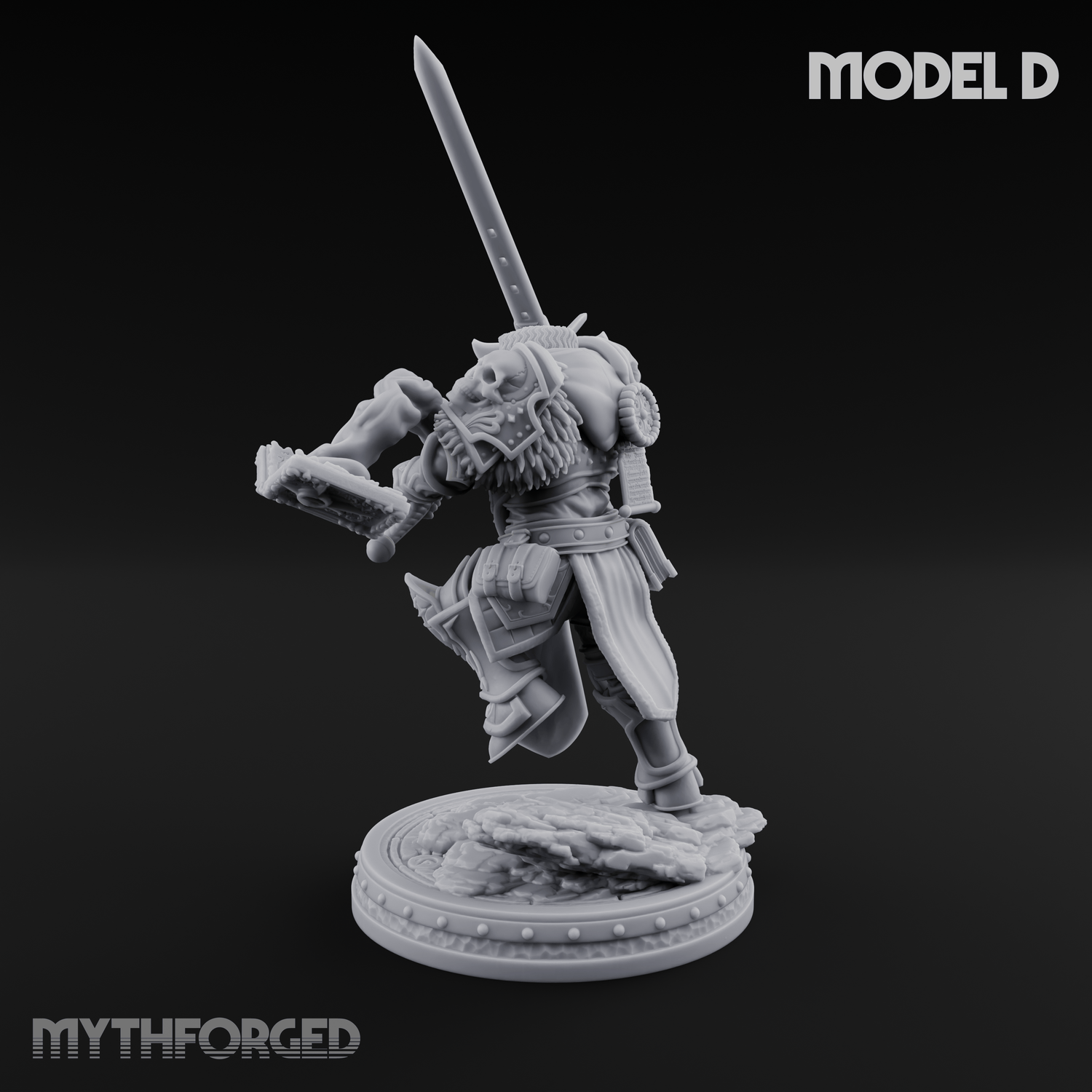 The Unseeing Holy Paladin Order D Miniature for Dungeons and Dragons, Pathfinder or other TTRPGs