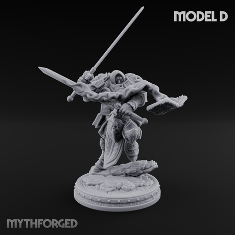 The Unseeing Holy Paladin Order D Miniature for Dungeons and Dragons, Pathfinder or other TTRPGs