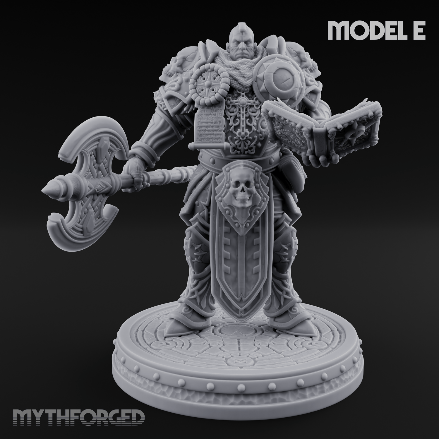 The Unseeing Holy Paladin Order Miniature for Dungeons and Dragons, Pathfinder or other TTRPGs